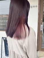 アンドエガオ いわき(&egao)&nbsp;インナーカラー*アッシュピンク