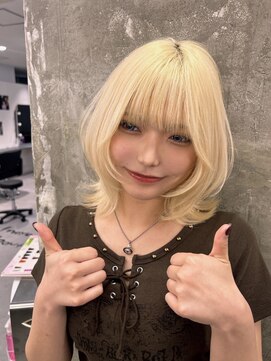 キング 高槻(K!ng) 縮毛矯正髪質改善ハイライトレイヤーカット枚方美容室エクステ