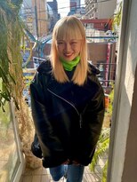 フィン(fin,)&nbsp;fin, ケアブリーチカラー/ハイトーン/ダブルカラー/パーマ/天神