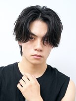 ロンドリメゾン 原宿(Lond re Maison.)&nbsp;men's/メンズ/刈り上げセンターパート/ブルーブラック/原宿