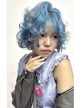 ミライフ(mlife) デザインカラー シルバー × ライトブルー