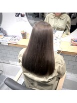 ミエルヘアーエスト 新宿店(mielhair est)&nbsp;ミルクティーグレージュ^ ^デザインカラー