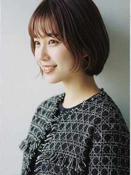 コトナ 越谷店 30代40代50代に人気!ひし形小顔前下がりショートボブ【越谷】