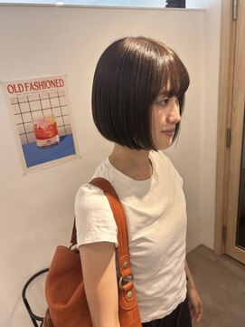 エイチ 梅田(H) ハンサムショート50代髪型ミディアムヘアミニボブパーマ前髪