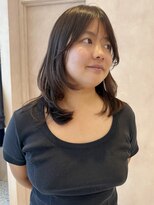 オン キャナルシティ博多前店(on)&nbsp;【晴音】ミディアムレイヤー/チョコレートブラウン/20代