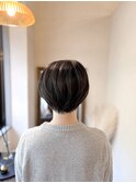 大人ショートボブ