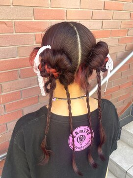 アース 市ヶ谷店(HAIR&MAKE EARTH) 20代30代ツインカチモリヘア◎ライブ向け小顔韓国風