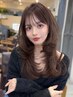 【2&3回目限定】美髪カット+カラー＋高濃度補修成分配合　艶Tr ￥13500