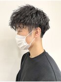 2wayパーマスタイル波巻きツイストスパイラルパーマ