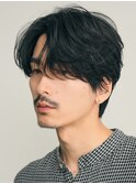 原宿ニュアンスパーマセンターパートシャドウパーマ眉毛 &nbsp;&nbsp;&nbsp;&nbsp;&nbsp;&nbsp;