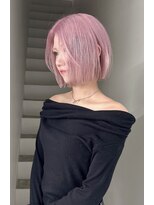 サイ(sai)&nbsp;xカット//ホワイトグレージュ/レイヤーカット/チェリーブラウン