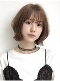 大人ボブ/タッセルボブ/ぱつっとボブ/ボブ/10代20代30代/表参道