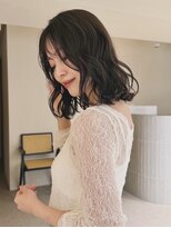 フィルムス 渋谷(FILMS) ミルクティーベージュ/レイヤーボブ/韓国巻き/顔周りカット/渋谷