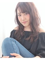 エール(a:le)&nbsp;グレージュ×無造作パーマ