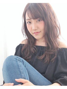 エール(a:le) グレージュ×無造作パーマ