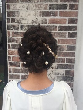 ヘアー アイス カンナ(HAIR ICI Canna) ふんわり×ルーズ×裏編み込み×ヘアセット