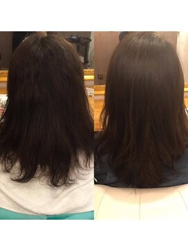 アトリエ ミム 二子玉川店(atelier mim) ツヤふわパーマ×ふわミディ♪縮毛矯正<二子玉川店>