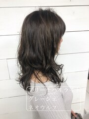 【peace Mickey】春髪/ハイライト/グレージュ/暗髪 