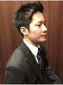  ビジネスショートスタイル /ヒロ銀座/田町/理容室/顔剃り/