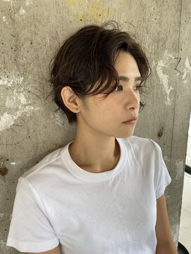 ガタカ(GATTACA) ハンサムショートっぽいショートボブ　パーマ