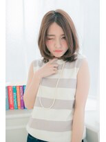 モッズヘア 足利(mod'hair)&nbsp;【mod's hair　足利】くびれミディstyle☆外ハネ小顔レイヤー