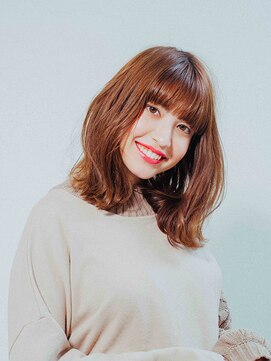 アラワラブルー(arrawarra blue) 外ハネミディ/20代/30代/40代/50代/倉敷 南町