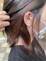 ダブル(W)&nbsp;【hair salon W】インナーオレンジ