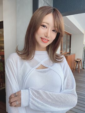 ルービック 難波(Rubik's) 外ハネ小顔ミディ×大人かわいい