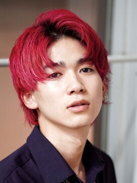 アルファ 新宿(alpha) サーフカール/ 刈り上げセンターパート/ブルーブラック[新宿駅]