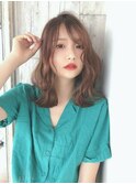 大人可愛い/ショコラアッシュ/ヘルシースタイル/ふんわりカール
