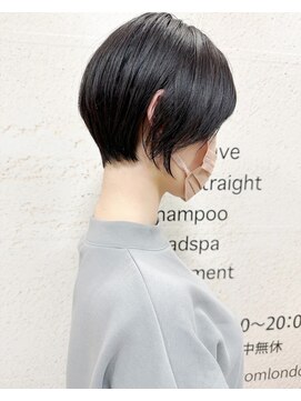 モリオ フロム ロンドン サッポロファクトリー店(morio FROM LONDON) 【morio札幌】札幌ショート 大人かわいい黒髪丸みショート