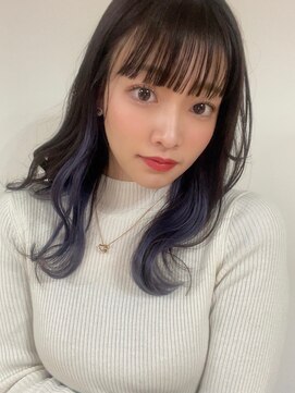 ロンドワン 三宮元町(Lond one) インナーカラーブルー