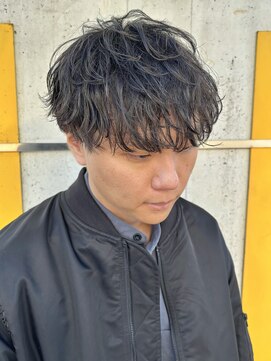 ニアウ 太田店(Niau) メンズパーマ波巻きスパイラルパーマニュアンスパーマ眉毛群馬