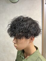 メル(mell)&nbsp;マッシュ × 波巻きパーマ