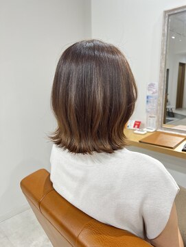 ネイロ 錦糸町(NeiRo) エアリーロング切りっぱなしボブピンクブラウン美髪のススメ