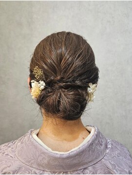 ウィスプ 赤羽店(wisp) 訪問着お母様ヘア☆