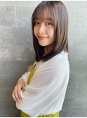 ミディアムレイヤースタイル