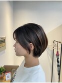 耳掛けコンパクトショートボブ