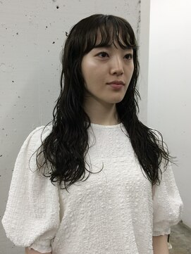ヘアーアイストゥーレ(HAIR ICI TRE) ニュアンスパーマ　ロングパーマ　担当東川内遥