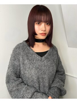 シェノン 心斎橋(CHAINON) 秋先取りワインレッド