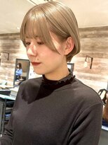 トッカ 札幌(tocca) 【熊澤】ショートボブ/ミルクティーベージュ