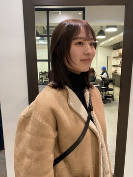 フェンヘアーアイス 中目黒(Fen.hair ici) 20代30代40代ロングウルフインナーカラーオリーブグレージュ