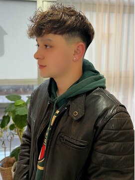 トレヘアー 京都 烏丸(tRe hair) スペインカール / MEN'S HAIR / 海外風カット / フェードカット