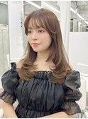 明るめベージュ　ベージュ　ブリーチなし
