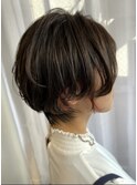 大人に似合うふんわりショートボブ[藤沢]