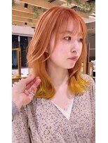 カロン 八柱店(CALON by truth) #ハイトーンオレンジ×イエローカラー