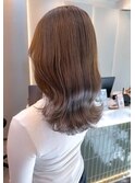 ★ 似合わせカット韓国 メルティカラーフェミニンロング