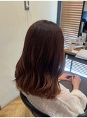  オレンジブラウン［くびれヘア/アプリコットオレンジ］長野歌穂