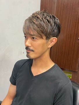 グラッドバーバードットエビス 恵比寿(GLAD BARBER. EBISU) サーフカール/スパイキーショート/ブルーブラック[恵比寿]