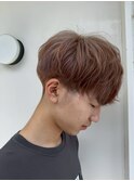 透明感カラー×王道マッシュ